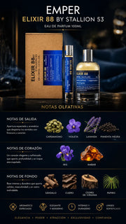 Perfume Emper Elixir 88 By Stallion 53 Eau de Parfum 100ml Original