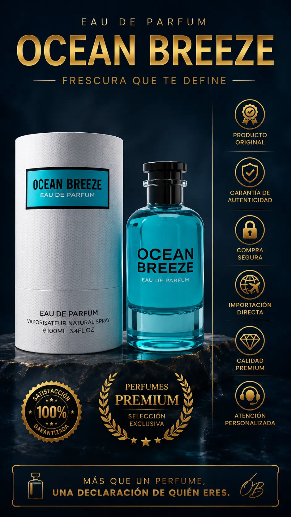 Perfume Emper Ocean Breeze Eau de Parfum 100ml Original