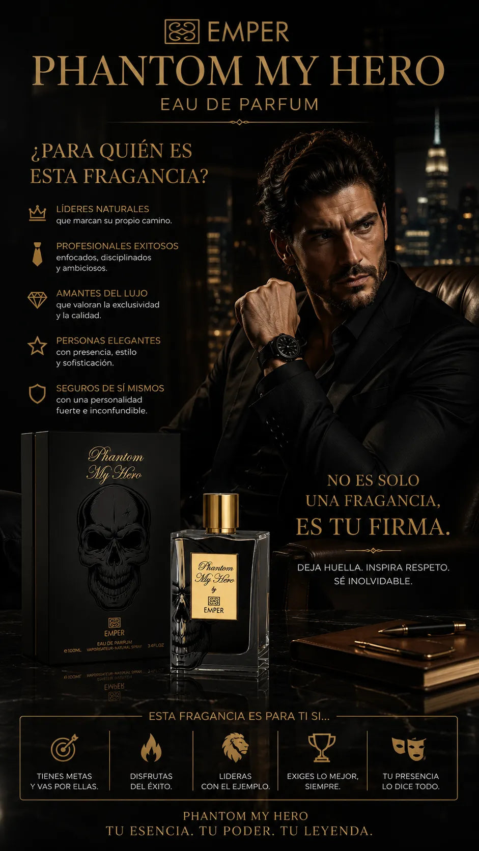Perfume Emper Phantom My Hero Eau de Parfum 100ml Original