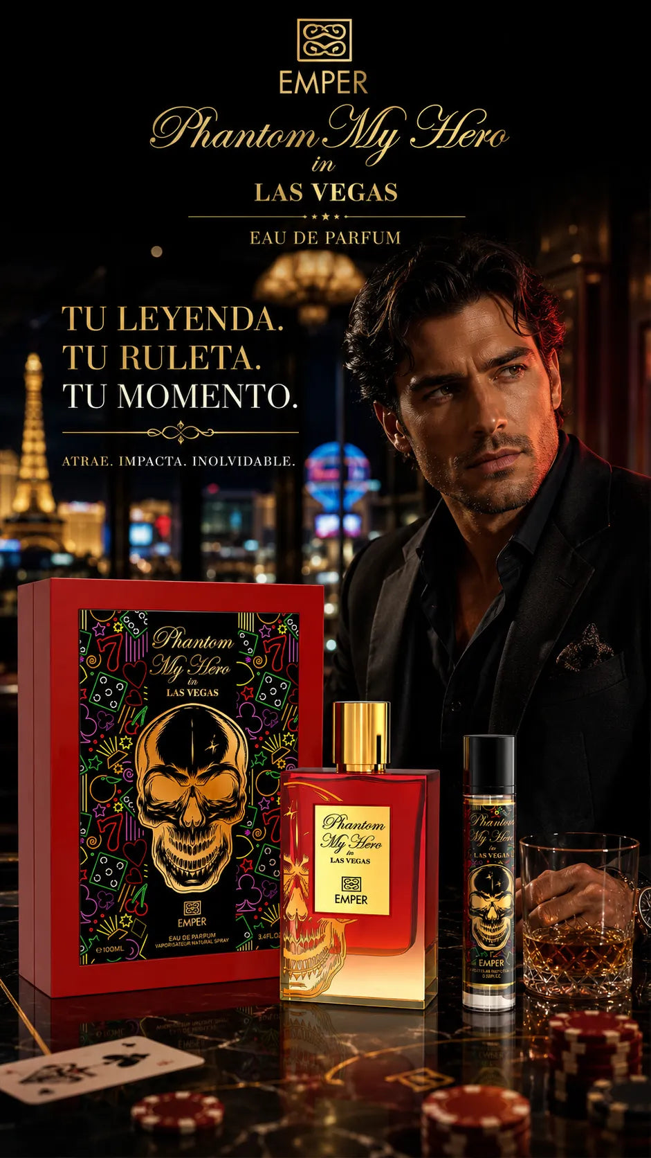 Emper Phantom My Hero in Las Vegas Eau de Parfum 100ml Original