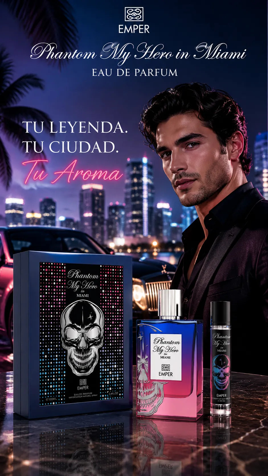 Emper Phantom My Hero in Miami Eau de Parfum 100ml Original