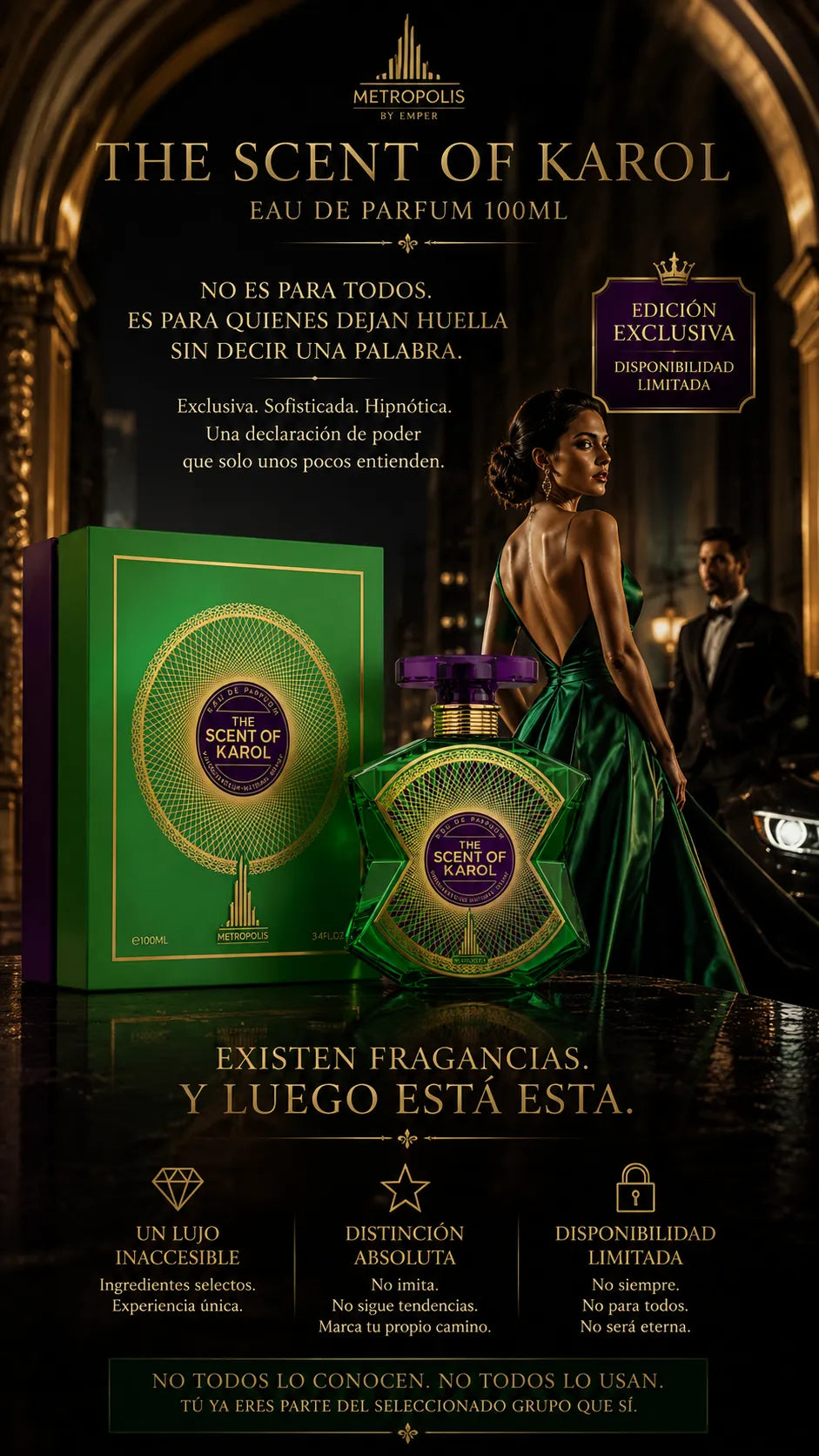Perfume Emper Metropolis The Scent Of Karol Eau de Parfum 100ml Original