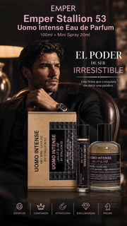 Perfume Emper Uomo Intense by Stallion 53 Eau de Parfum 100ml + Mini Spray 20ml Original