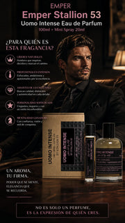 Perfume Emper Uomo Intense by Stallion 53 Eau de Parfum 100ml + Mini Spray 20ml Original