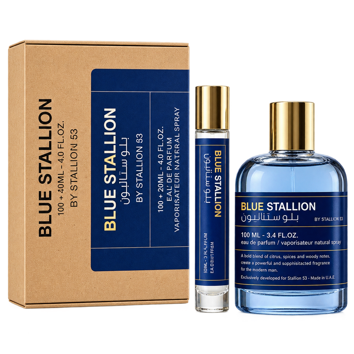 Emper Blue Stallion By Stallion 53 Eau de Parfum 100ml + 20ml — imagen 1