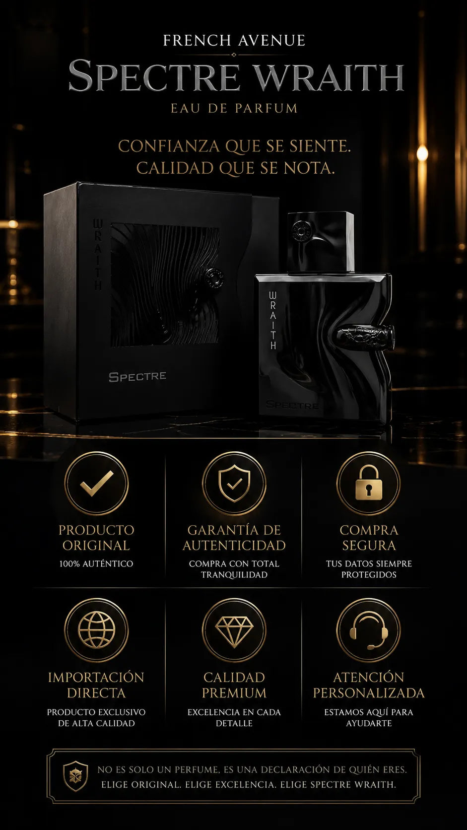 Perfume French Avenue Spectre Wraith Eau de Parfum 80ml Original
