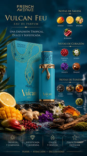 Perfume French Avenue Vulcan Feu Eau de Parfum 100ml Original