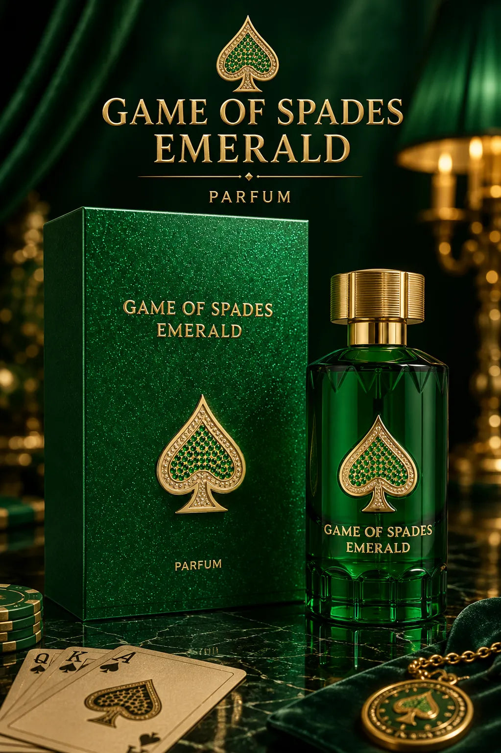 Perfume Jo Milano Game Of Spade Emerald original 100ml unisex envío rápido Colombia