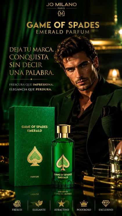 Perfume Jo Milano Game of Spades Emerald Parfum 100ml Original