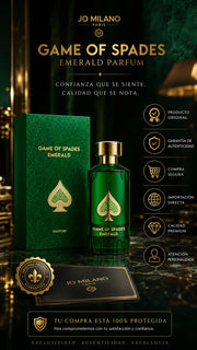 Perfume Jo Milano Game of Spades Emerald Parfum 100ml Original