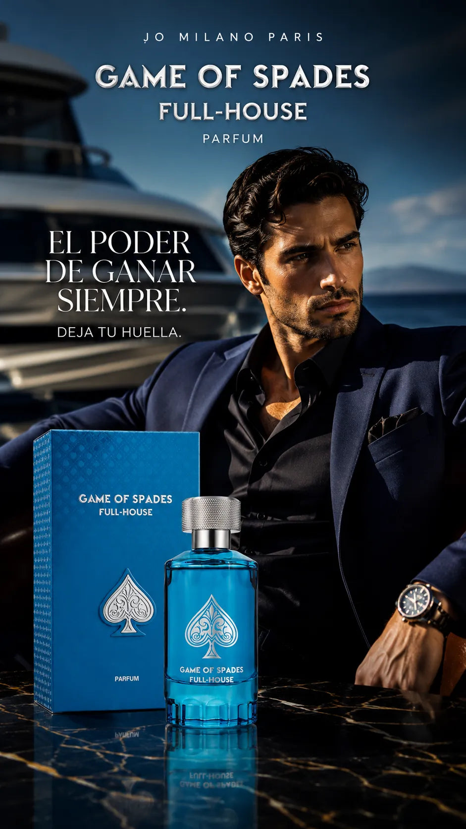 Perfume Jo Milano Paris Game of Spades Full House Parfum 100ml Original