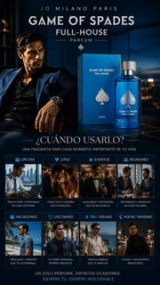Perfume Jo Milano Paris Game of Spades Full House Parfum 100ml Original