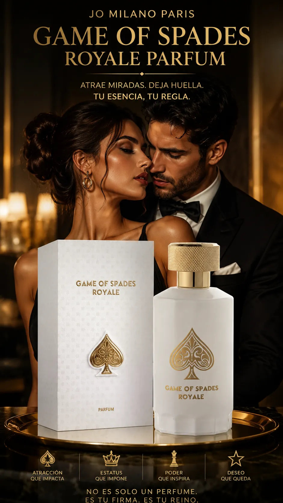 Perfume Jo Milano Paris Game of Spades Royale Parfum 100ml Original