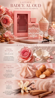 Perfume Lattafa Bade'e Al Oud Noble Blush Eau de Parfum 100ml Original