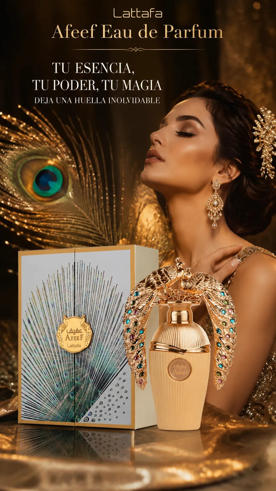 Perfume Lattafa Afeef Eau de Parfum 100ml Original
