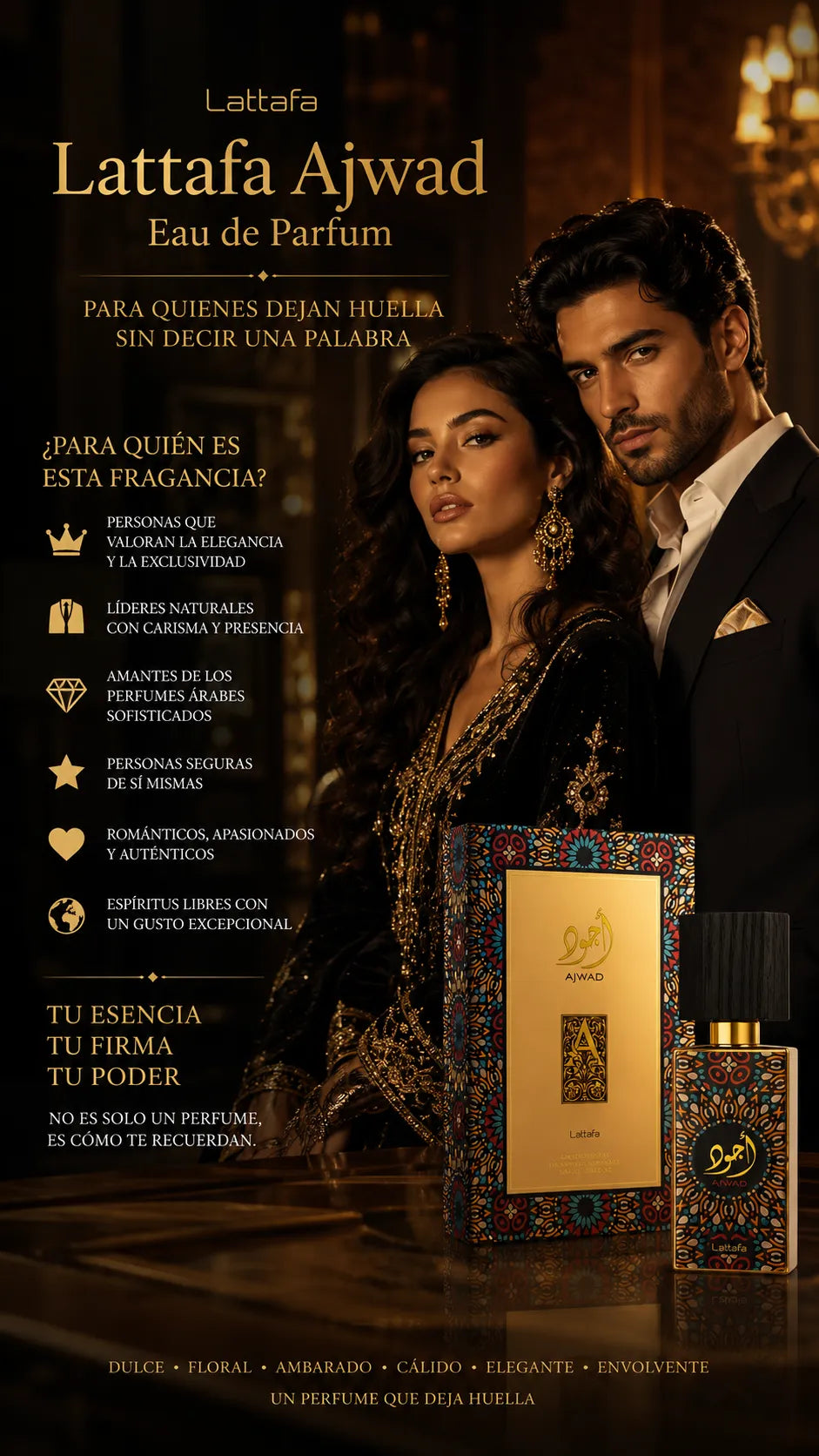 Perfume Lattafa Ajwad Eau de Parfum 60ml Original