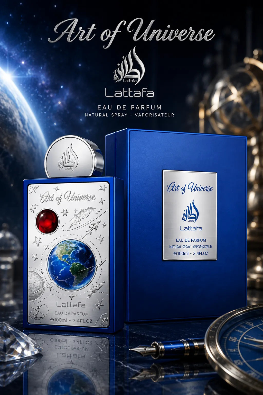 Perfume Lattafa Art Of Universe original 100ml unisex envío rápido Colombia