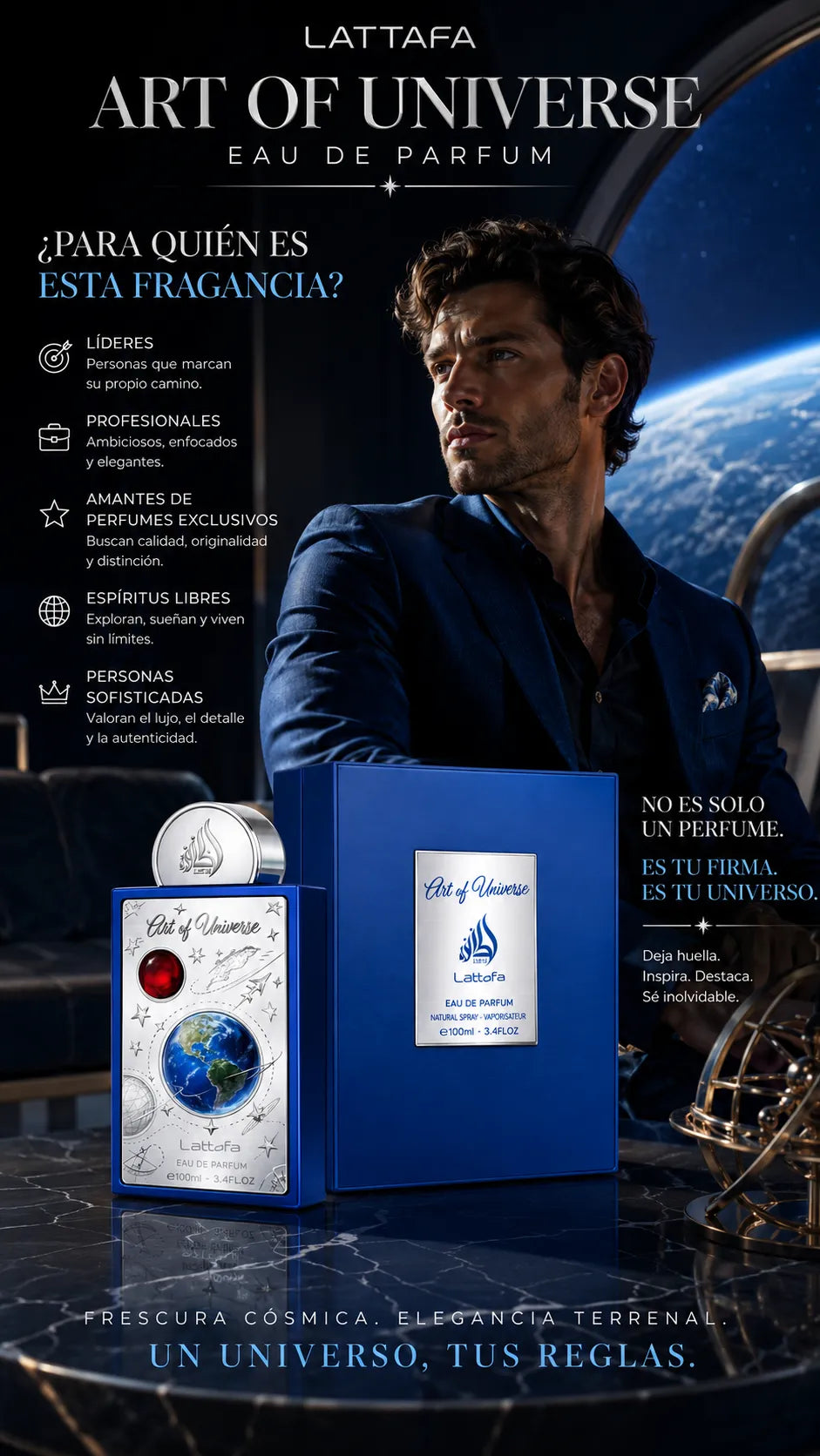 Perfume Lattafa Pride Art Of Universe Eau de Parfum 100ml Original