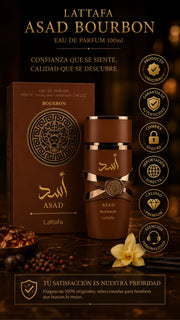 Perfume Lattafa Asad Bourbon Eau de Parfum 100ml Original