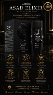 Perfume Lattafa Asad Elixir Eau de Parfum 100ml Original