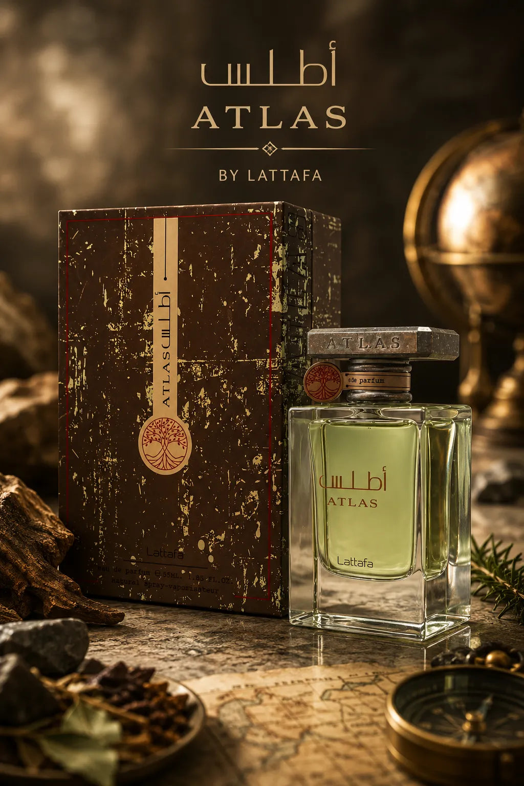Perfume Lattafa Atlas original 100ml hombre envío rápido Colombia