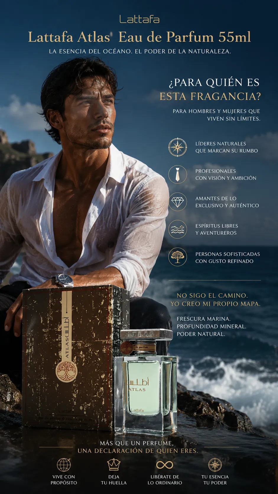 Perfume Lattafa Atlas Eau de Parfum 55ml Original