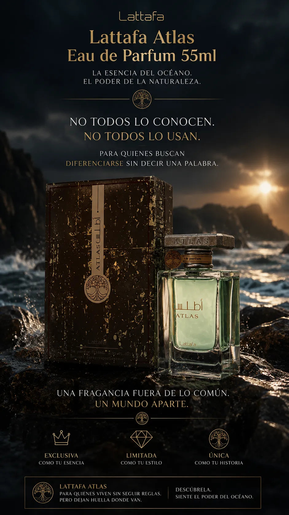 Perfume Lattafa Atlas Eau de Parfum 55ml Original