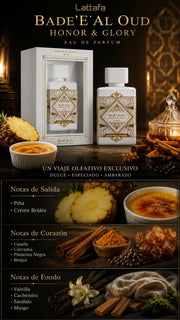 Perfume Lattafa Bade'e Al Oud Honor & Glory Eau de Parfum 100ml Original