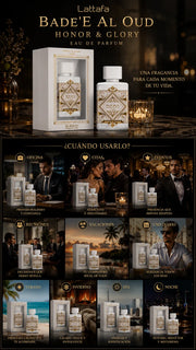 Perfume Lattafa Bade'e Al Oud Honor & Glory Eau de Parfum 100ml Original
