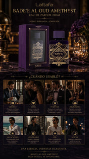 Perfume Lattafa Bade'e Al Oud Amethyst Eau de Parfum 100ml Original