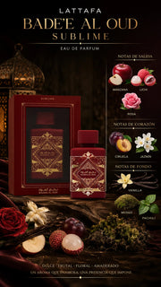 Perfume Lattafa Bade'e Al Oud Sublime Eau de Parfum 100ml Original