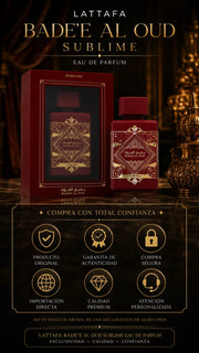 Perfume Lattafa Bade'e Al Oud Sublime Eau de Parfum 100ml Original