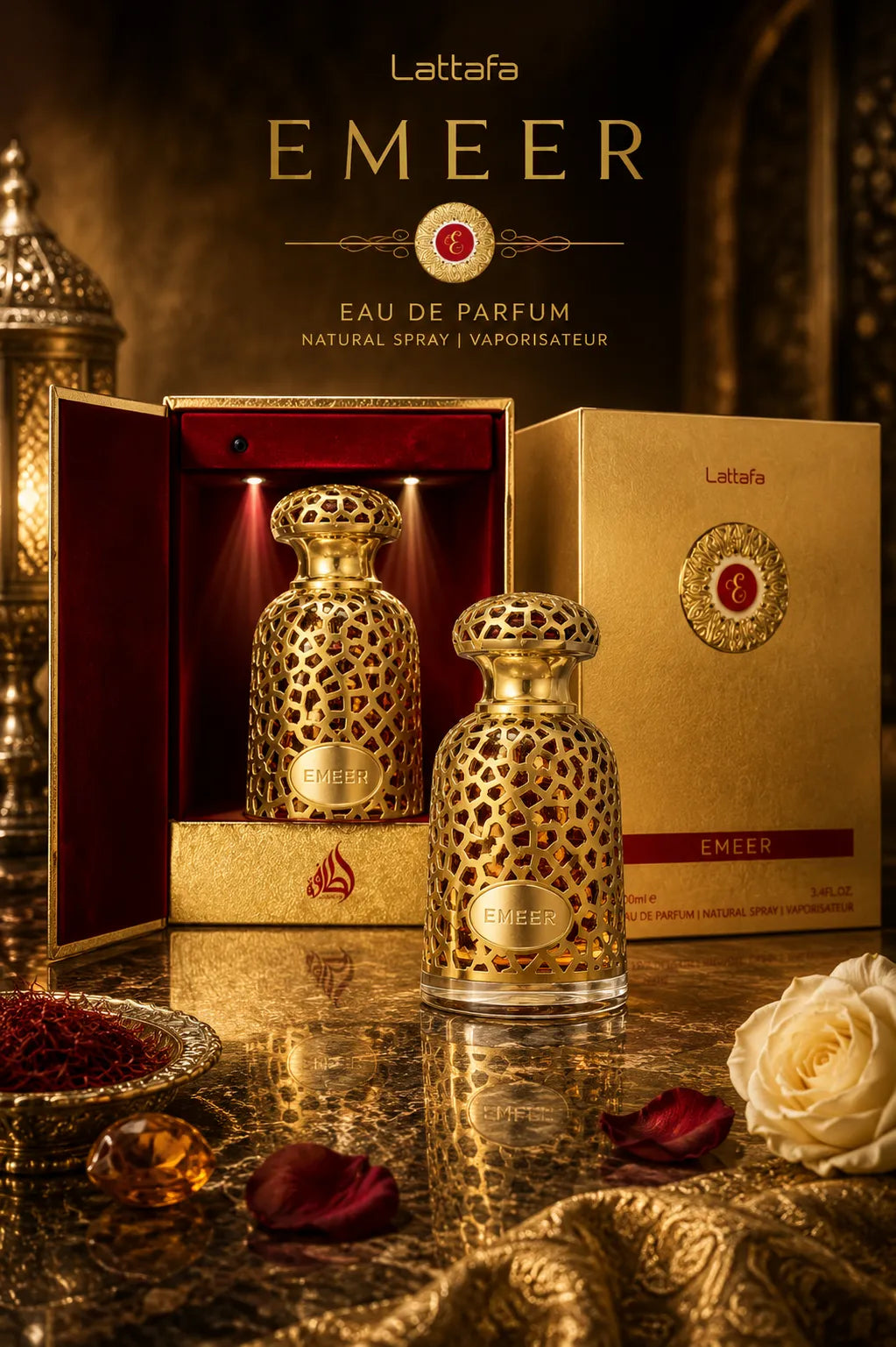 Perfume Lattafa Emmer original 100ml unisex envío rápido Colombia