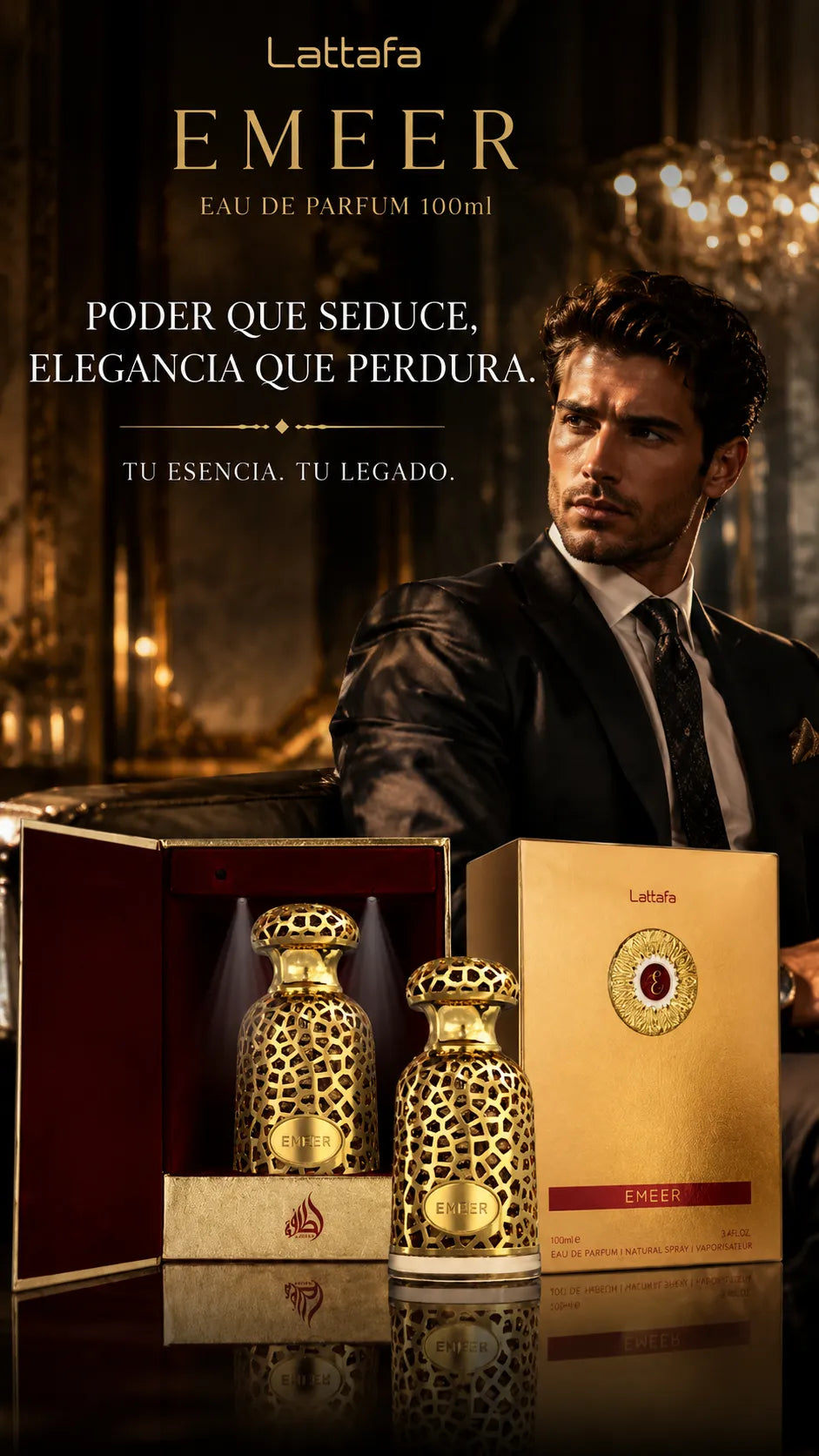 Perfume Lattafa Emeer Eau de Parfum 100ml Original