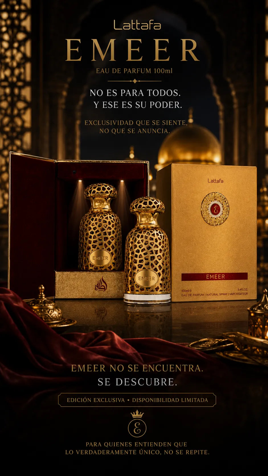 Perfume Lattafa Emeer Eau de Parfum 100ml Original