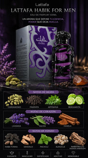 Perfume Lattafa Habik For Men Eau de Parfum 100ml Original