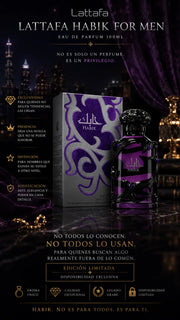 Perfume Lattafa Habik For Men Eau de Parfum 100ml Original
