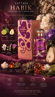 Perfume Lattafa Habik For Women Eau de Parfum 100ml Original