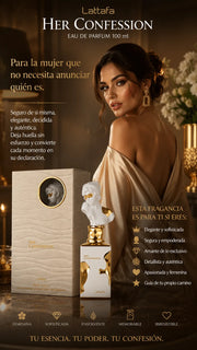 Perfume Lattafa Her Confession Eau de Parfum 100ml Original