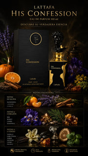 Perfume Lattafa His Confession Eau de Parfum 100ml Original