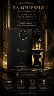 Perfume Lattafa His Confession Eau de Parfum 100ml Original