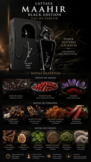 Perfume Lattafa Maahir Black Edition Eau de Parfum 100ml Original