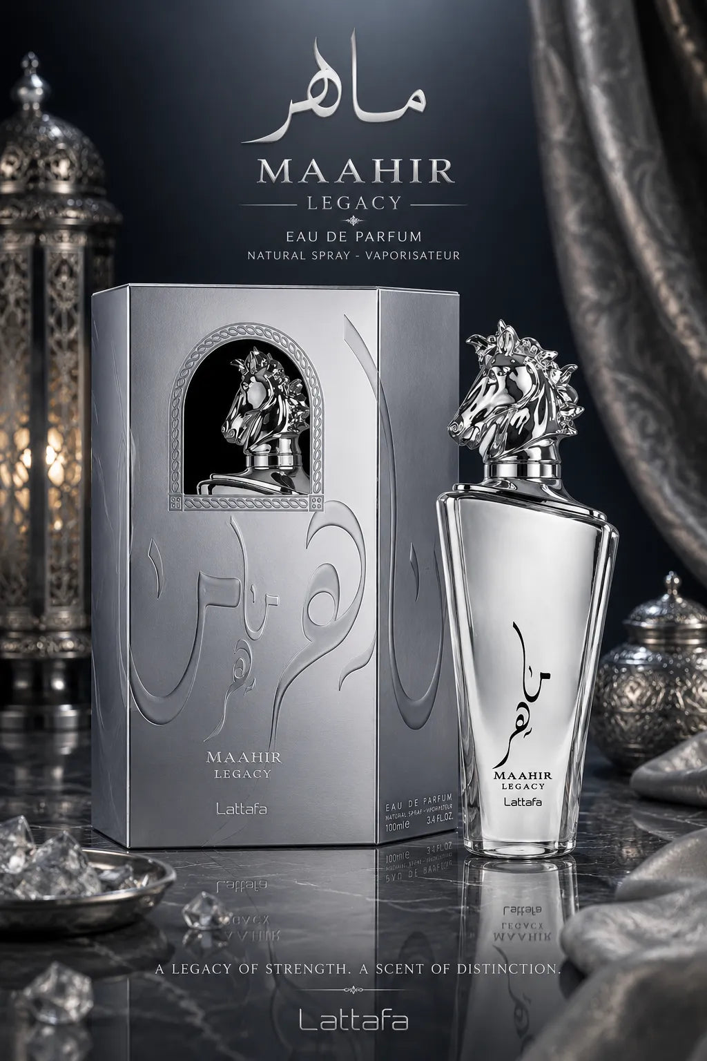 Perfume Lattafa Maahir Legacy original 100ml hombre envío rápido Colombia