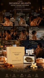 Perfume Lattafa Decadent Delights Salted Caramel Macaron Eau de Parfum 50ml Original