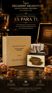 Perfume Lattafa Decadent Delights Salted Caramel Macaron Eau de Parfum 50ml Original