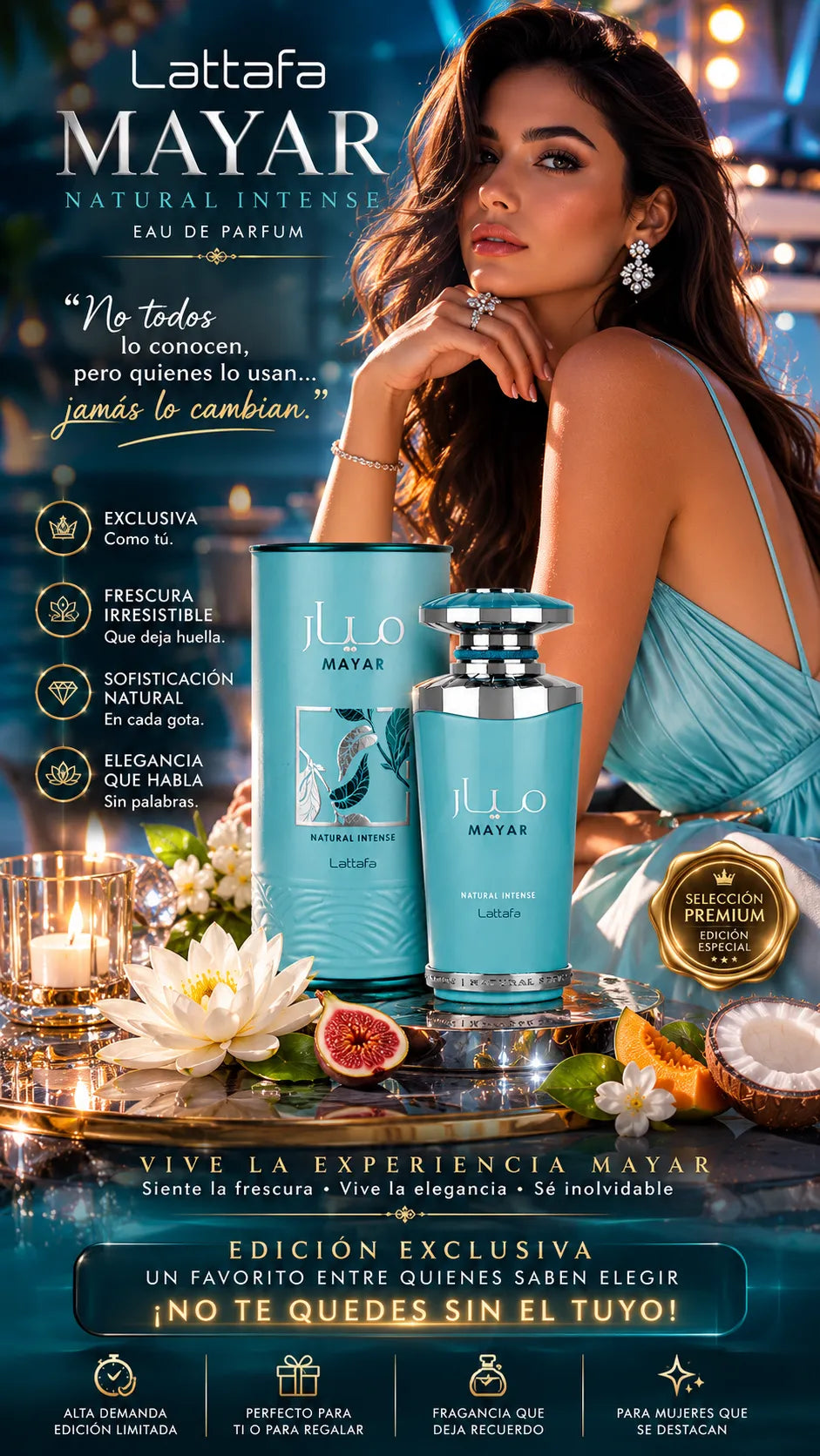Perfume Lattafa Mayar Natural Intense Eau de Parfum 100ml Original
