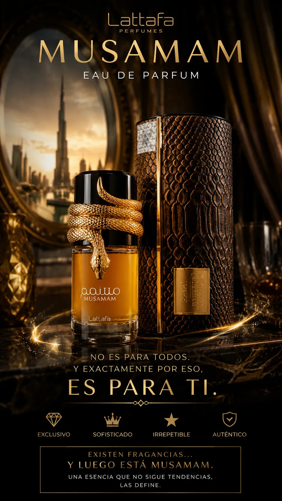 Perfume Lattafa Musamam Eau de Parfum 100ml Original