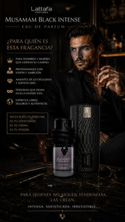 Perfume Lattafa Musamam Black Intense Eau de Parfum 100ml Original