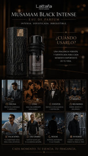 Perfume Lattafa Musamam Black Intense Eau de Parfum 100ml Original