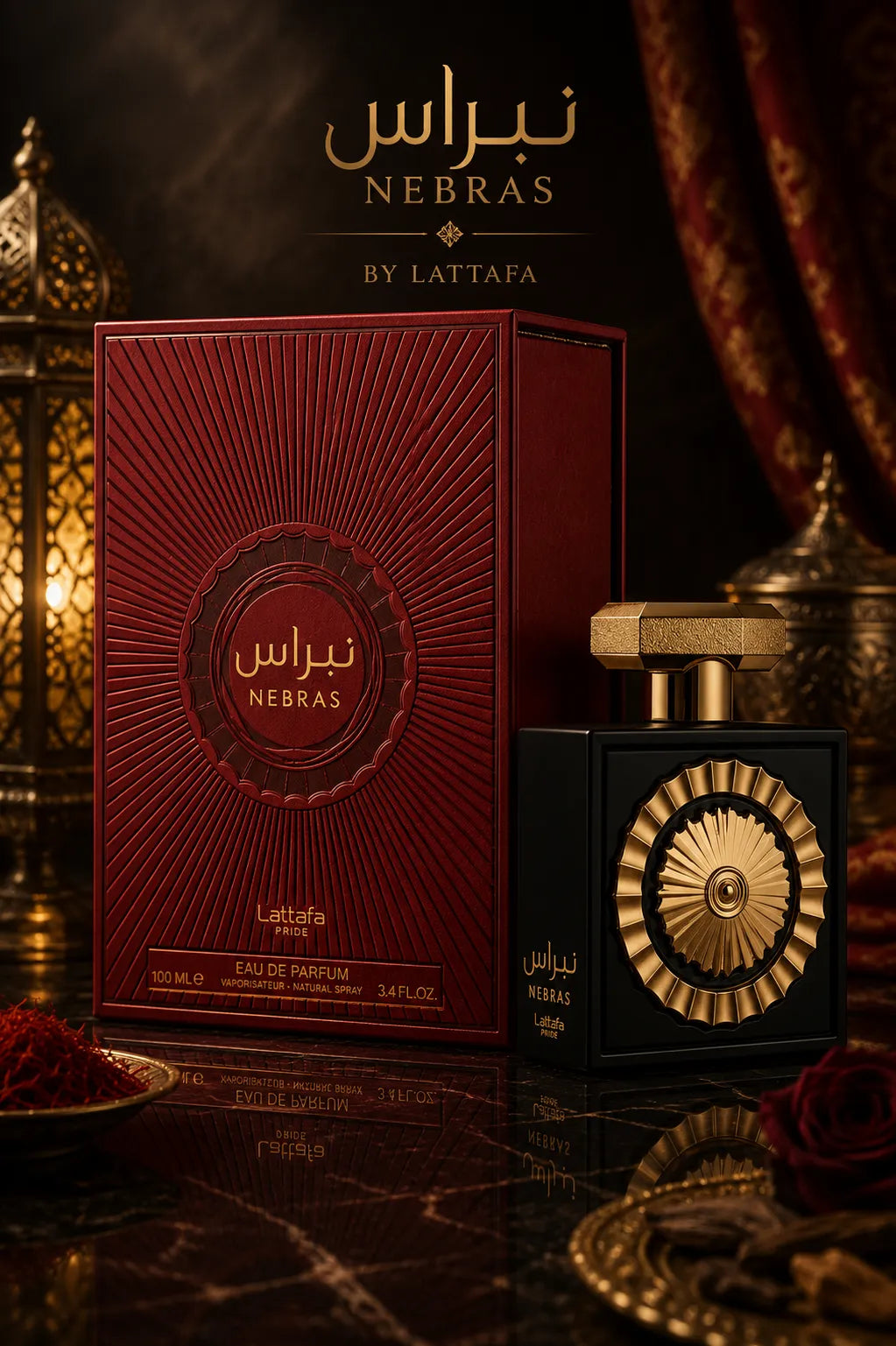 Perfume Lattafa Pride Nebras original 100ml unisex envío rápido Colombia